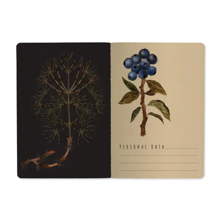 Dark Forest Berries Notebook