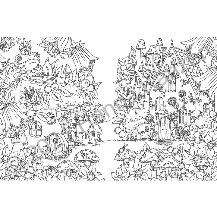 Forest Kingdom Coloring Book