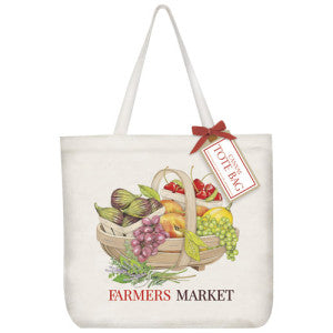 Famers Market Fruit Tote Bag