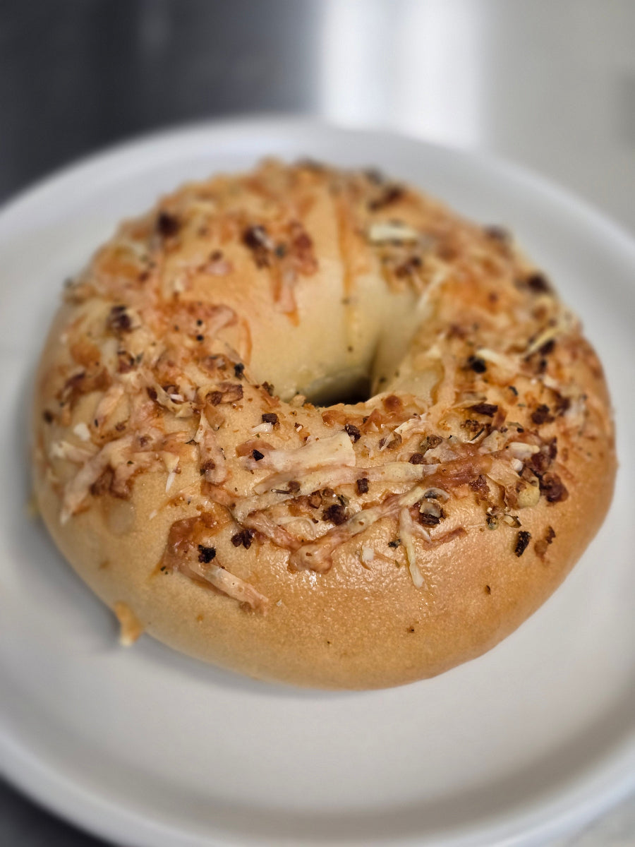 Garlic Herb Parmesan Bagel