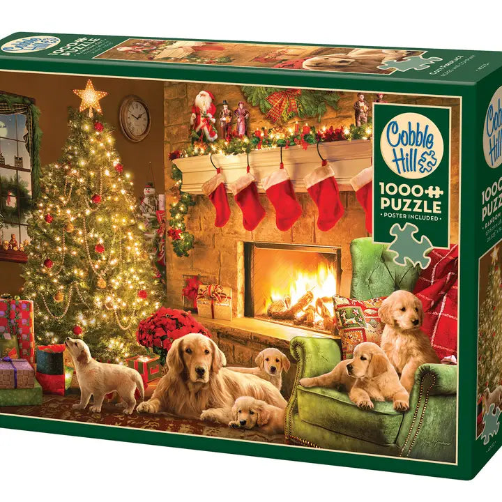 Golden Retriever Christmas Puzzle