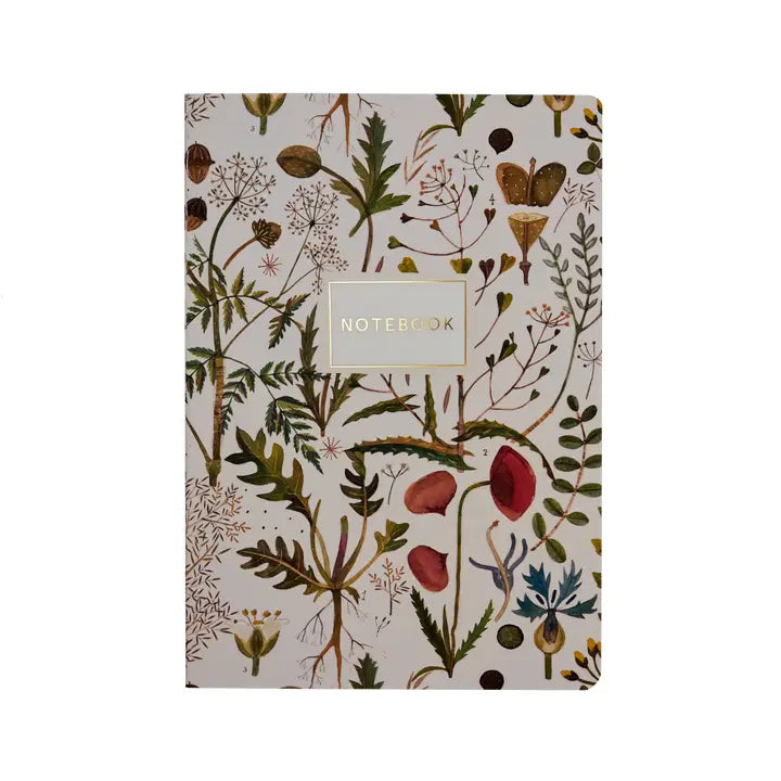 Flowers And Greens Notebook