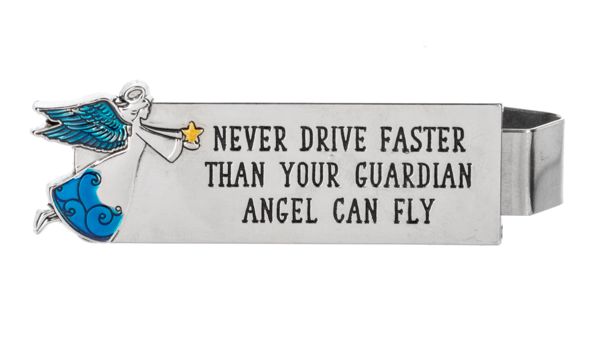 Guardian Angel Car Visor Clip