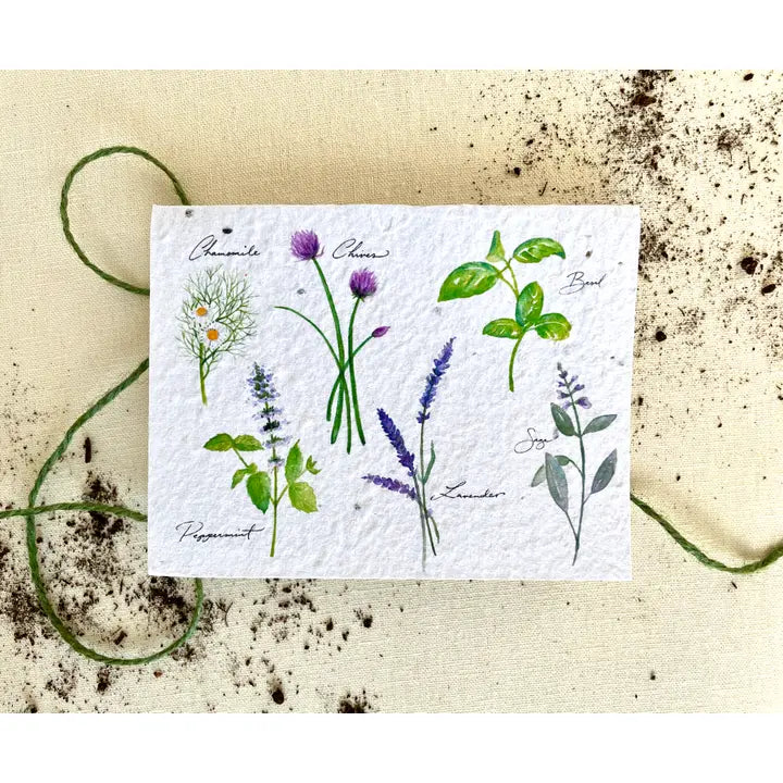 Herb Garden Seed Card