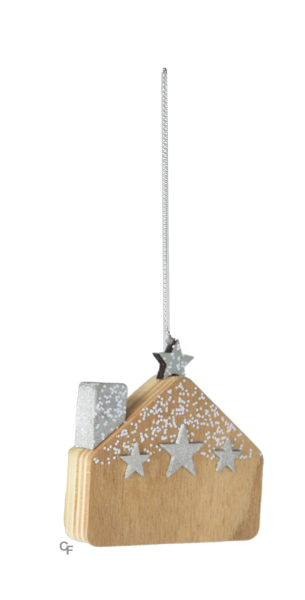 House with Stars Ornament