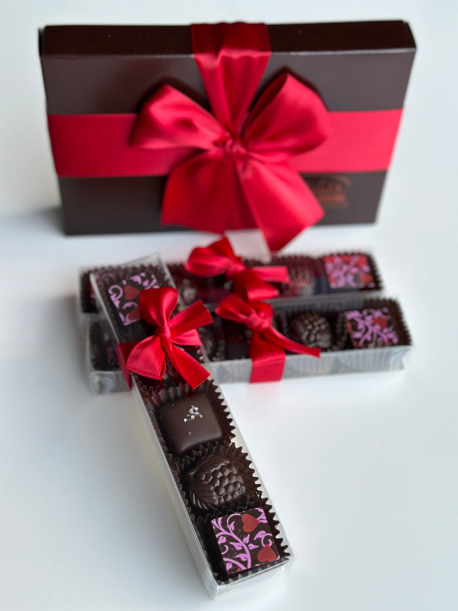 Boxed Chocolates 5 Count Dark Truffles