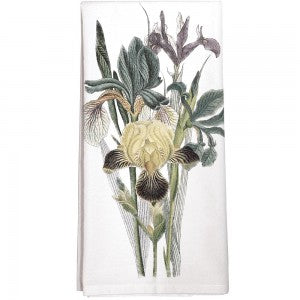 Iris Flower Dish Towel