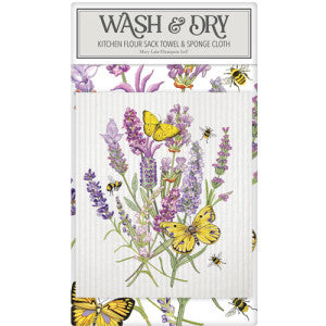 Lavender Swedish Wash And Dry Towel Set