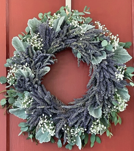 Lavender Wreath