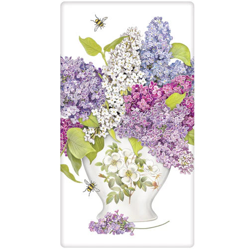 Lilac Vase Dish Towel