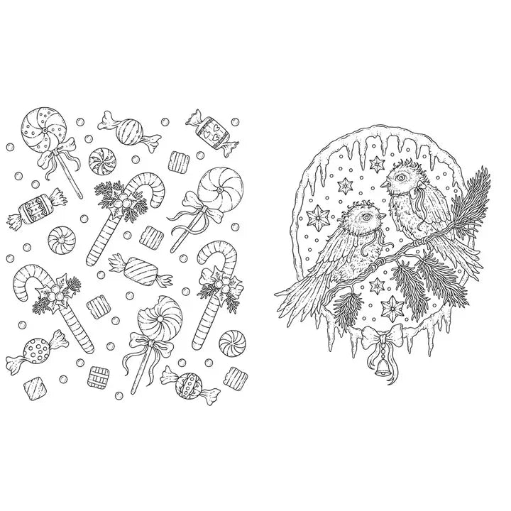 Merry Christmas Coloring Book