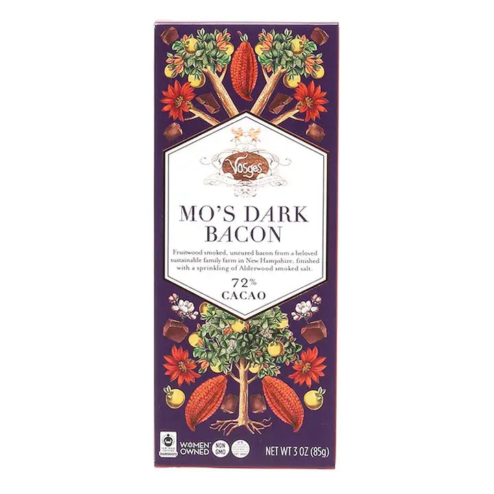 Mo's Dark Bacon Gourmet Chocolate Bar