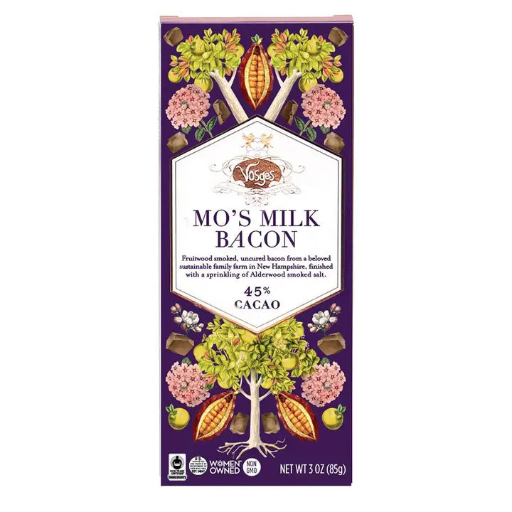 Mo's Milk Bacon Gourmet Chocolate Bar