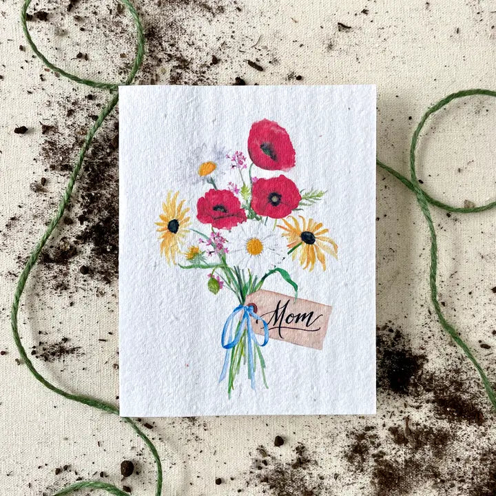 Mothers Day Bouquet Seed Card