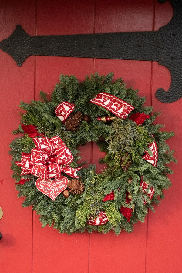 Sleigh Bells Oregon Christmas Wreath