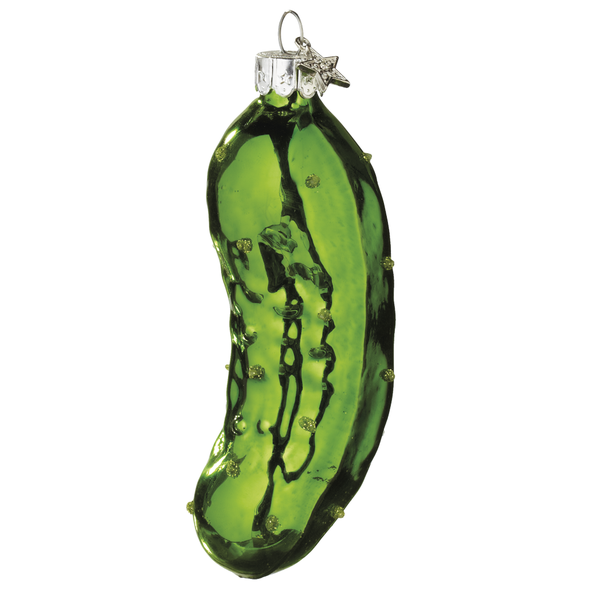 Legend Of The Pickle Glass Ornament