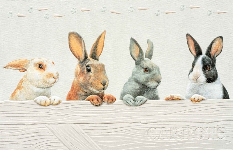 Rabbits Thank You Card