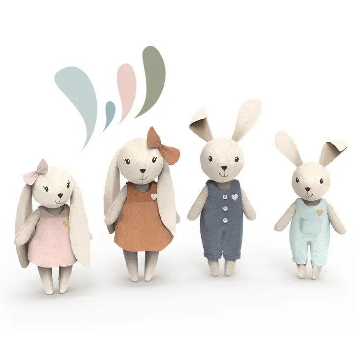 Rabbit Family Stuffed Toy Set