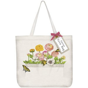 Ranunculus Flower Tote Bag