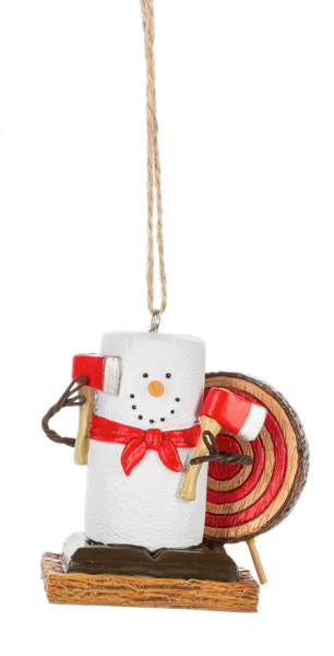Smores Outdoor Yard Games Ornament 2025