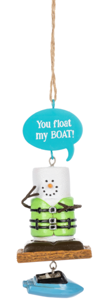 S'mores You Float My Boat Ornament 2024