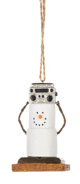 S'mores Boombox Ornament 2024