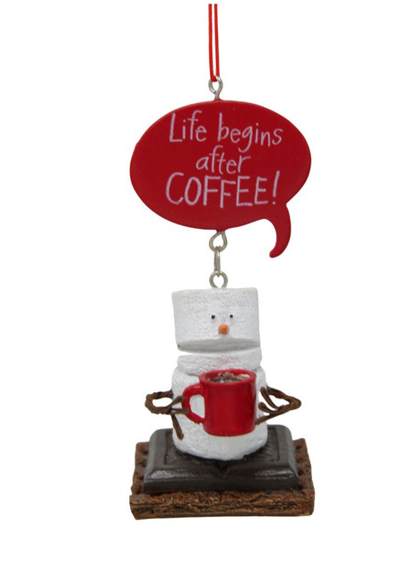 RETIRED S'mores Life Begins After Coffee Toasted Ornament