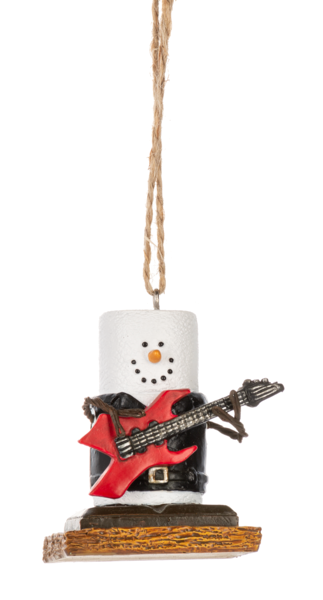 S'mores Rock and Roll Guitar Ornament 2024