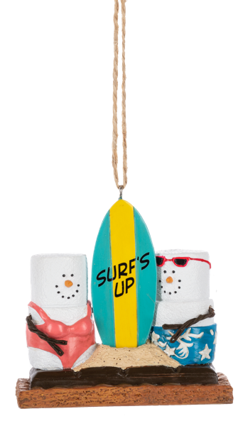 Smore Surfer Ornament 2026