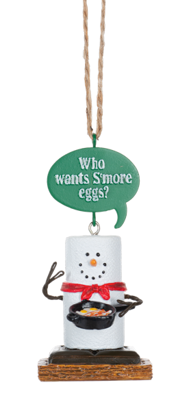 S'mores Cooking Eggs Ornament 2023