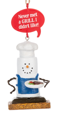 S'mores Met A Grill Ornament 2024