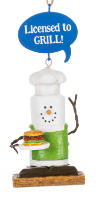 S'mores Licensed To Grill Ornament 2024