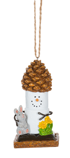 S'mores Nature Ornament with Rabbit 2023