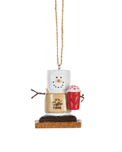 S'mores Coffee Time Ornament 2023