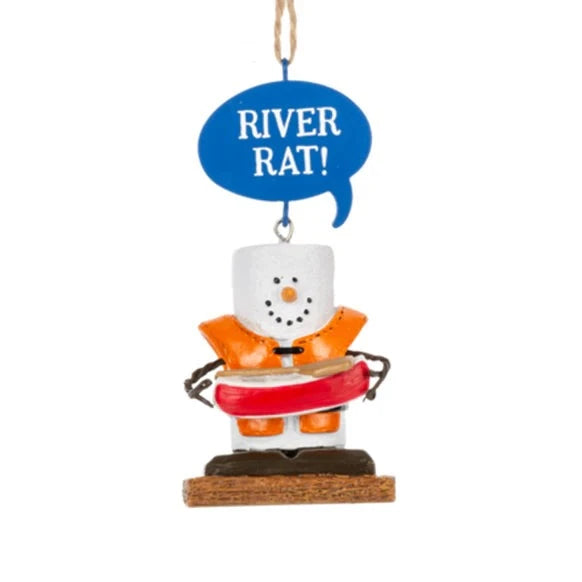 S'mores River Rat Ornament 2024