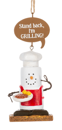 S'mores Stand Back I'm Grilling Ornament 2024