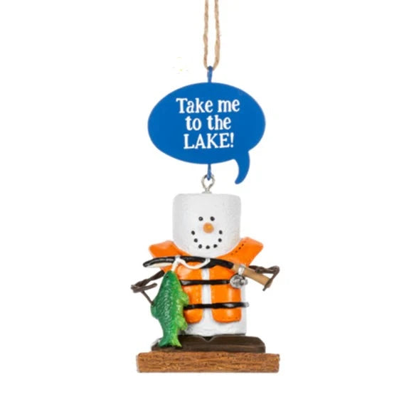 S'mores Take Me To Lake Ornament 2024