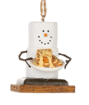 S'mores Waffle Breakfast Ornament 2024