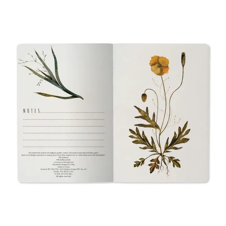 Violets Greens Notebook