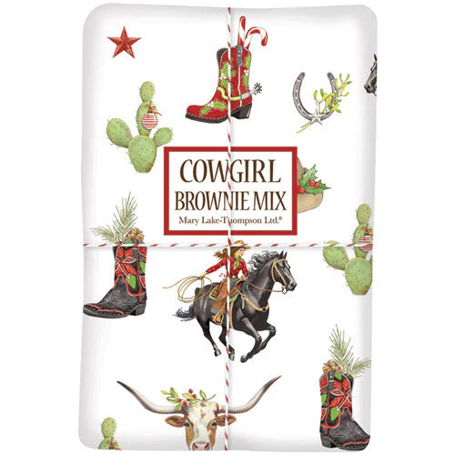 Western Holiday Brownie Mix Towel Combo