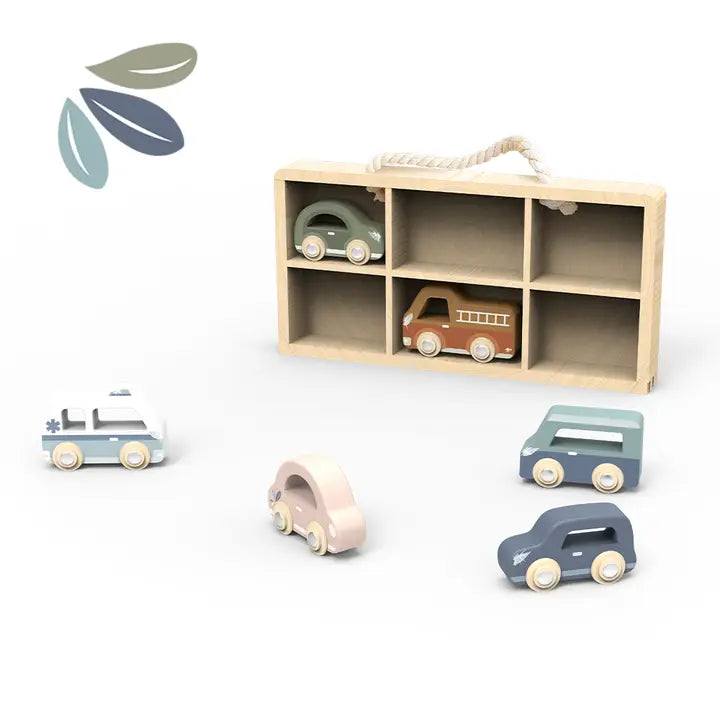 Wood Car Toy Set