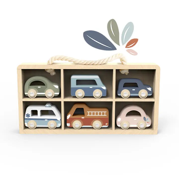 Wood Car Toy Set