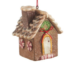 Gingerbread Christmas Cottage Ornament
