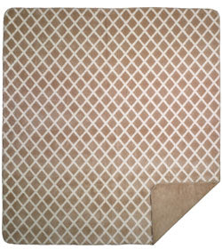 Denali Throw Cashew Lattice Blanket