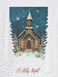 Pumpernickel Starry Christmas Night Cards