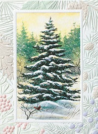 Pumpernickel Nature's Tree Christmas Cards