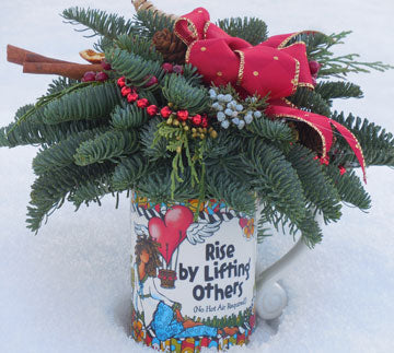 Merry Christmas Raise By Lifting Others Mug