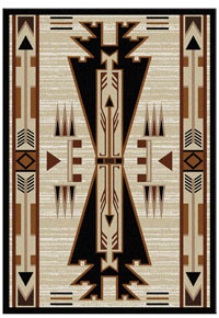 Rugs By American Dakota Native Voices Horse Thieve Natural