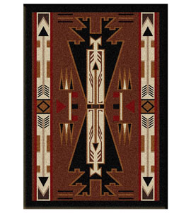 Rugs By American Dakota Native Voices Horse Thieves Brown