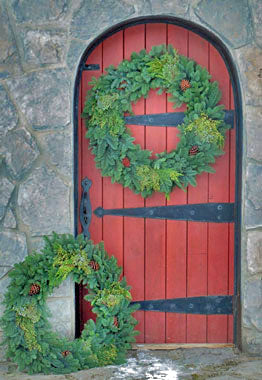 Large Noble Fir Christmas Wreath